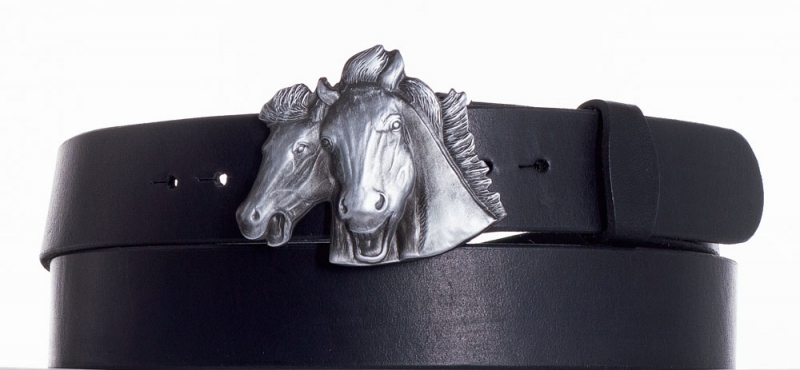 Kožené opasky - Kožený pásek Koně
