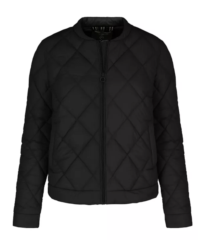 Ženy - Dámská lehká prošívaná bunda s diamantovým vzorem