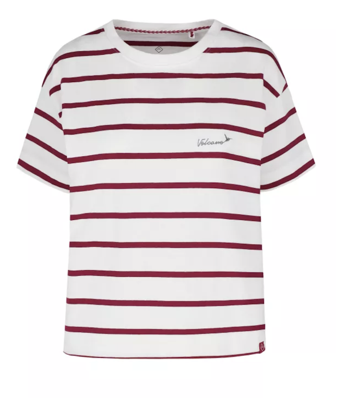 Ženy - Dámské bavlněné tričko s pruhy