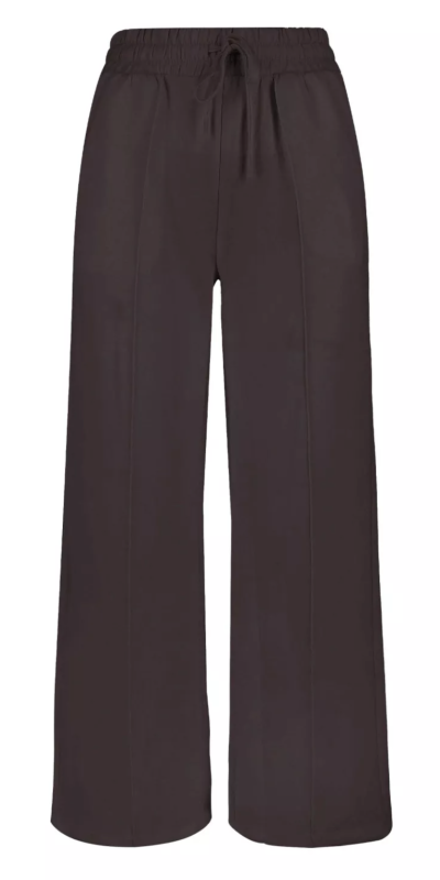 Ženy - Elegantní splývavé kalhoty se širokými nohavicemi