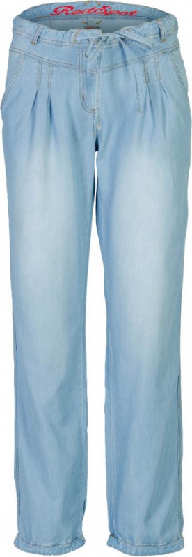 Dámská móda - Dámské kalhoty K098 světle modré