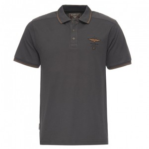 Pánské polo Bushman Cabot dark grey