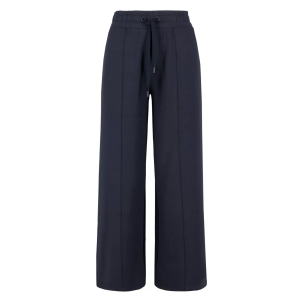 Elegantní splývavé kalhoty se širokými nohavicemi - navy